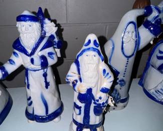 Eldreth Stoneware santas