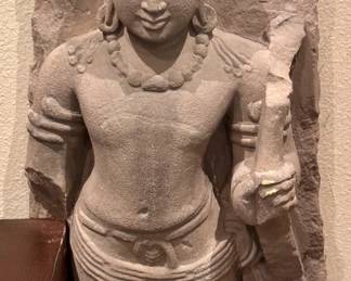Old Indian granite sculpture