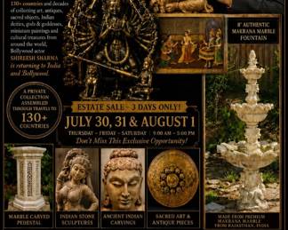 International Treasure Estate Sale Flyer