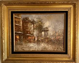 Oil on Canvas signed