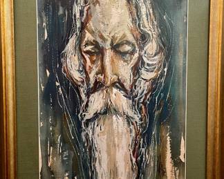 Tagore Oil Painting