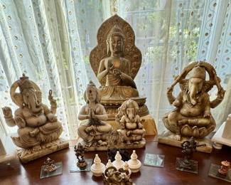 Old marble pieces