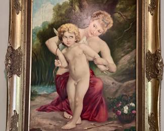 French Oil on Canvas