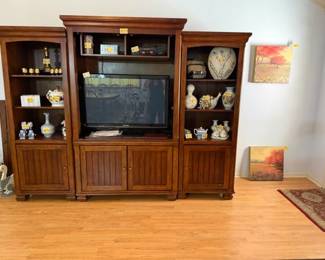 Incredible Solid Wood Cabinet that is 3 pieces - endless possibilities!