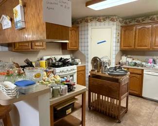 Loads of kitchen items - great bargains and if it's not marked - it's a $1
