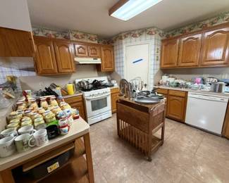 Loads of kitchen items - great bargains and if it's not marked - it's a $1