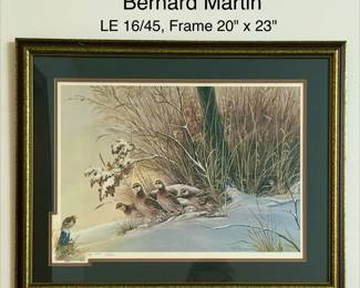 One of Several Bernard Martin LE Prints