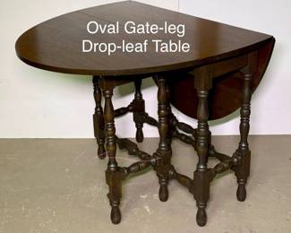 Oval Gateleg Dropleaf