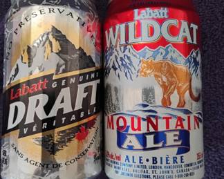Labatt Beer Cans