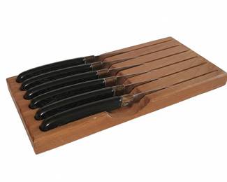 Vintage Laguiole Style Steak Knife Set second image