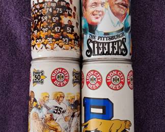 Pittsburgh Steelers Commemorative Beer Cans