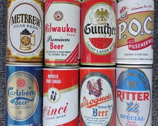 Vintage Beer Can Collection