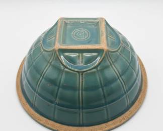 Green Windowpane Mixing Bowl second image