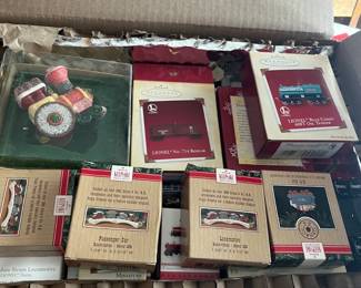Hallmark Keepsake Train Ornaments Lot
