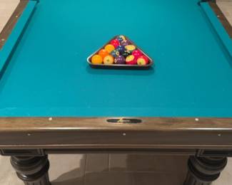 8ft Brunswick Revere Slate Pool Table – Made in USA