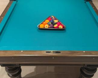 8ft Brunswick Revere Slate Pool Table – Made in USA