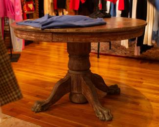 Solid Wood Claw Foot Table