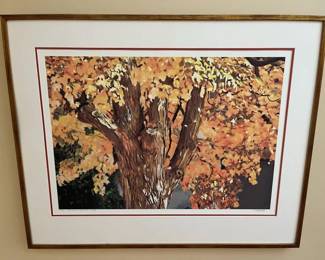 181 Doug Forsythe Fall Gold, NiagaraOnTheLake Serigraph