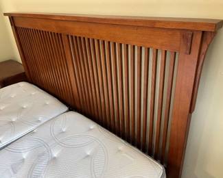 181 Mission King Bed Headboard Detail