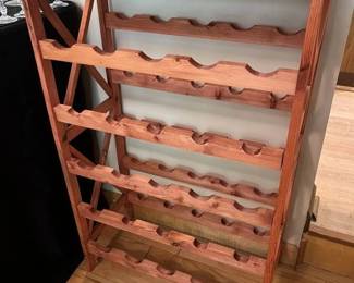 181 Wooden 25Bottle Wine Rack