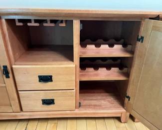 181 Home Styles Arts  Crafts Cottage Oak Buffet Detail