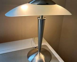 181 Aspen Creative Satin Nickel Touch Desk Lamp