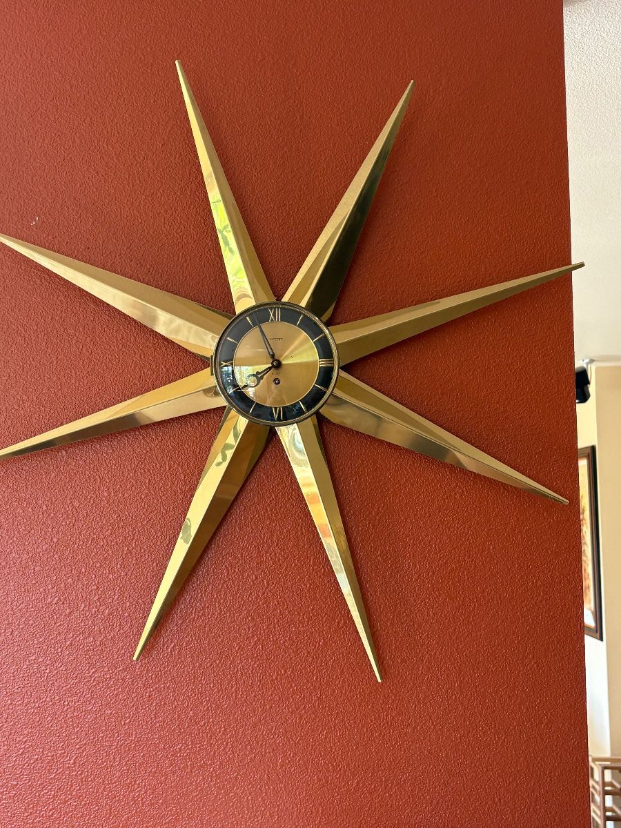 Starburst clock - working wind up