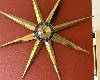 Starburst clock - working wind up