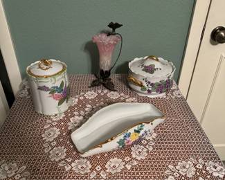 Hand painted Vanity Pieces 