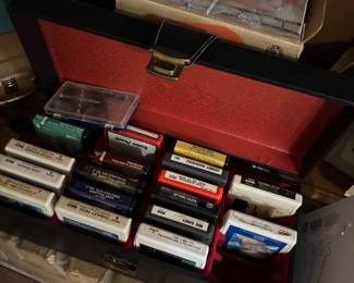 8 Tracks & Vintage case 