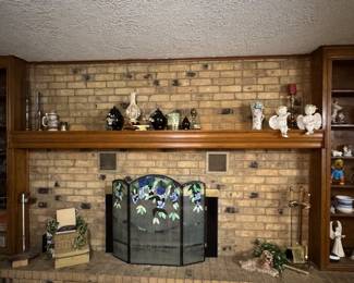 Stained Glass Fire Screen