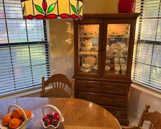 Basset oak China /Curio Cabinet