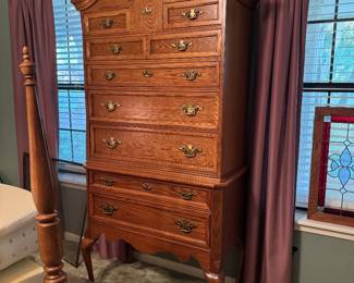 Solid wood Highboy 