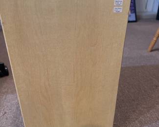 On-Stage Fixed-Snare Cajon. It is a box-shaped percussion instrument played by sitting on top and slapping the front faceplate with your hands.