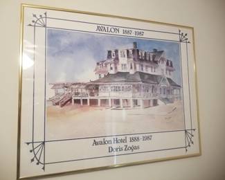 Doris Zogas Avalon Hotel framed print