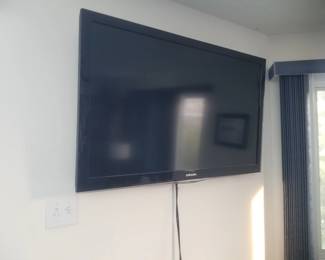 TV with bracket