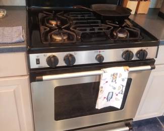 GE Profile gas range