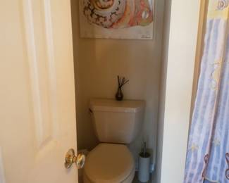 Shell art; toilet