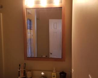 Mirrored medicine cabinet