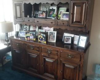 Sturdy wood hutch