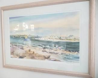 Doris Zogas signed art - Townsends Inlet