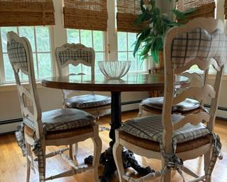 Custom Made French Country Table and Chairs