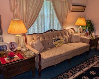 Vintage Tufted Sofa