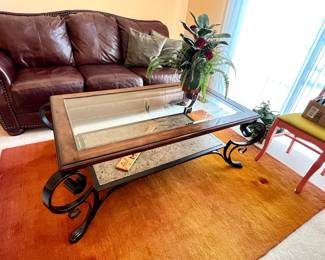 Coffee table w/matching side table (couch - NFS)