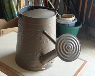 Embossed Metal Watering Can second image