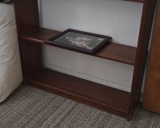 TwoTier Wooden Bookshelf