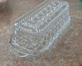 Anchor Hocking Wexford Butter Dish