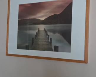 Framed Ullswater Jetty Photograph