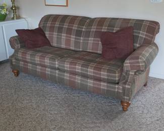 Flexsteel Plaid Sofa