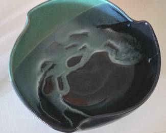 Studio Pottery Scalloped Bowl